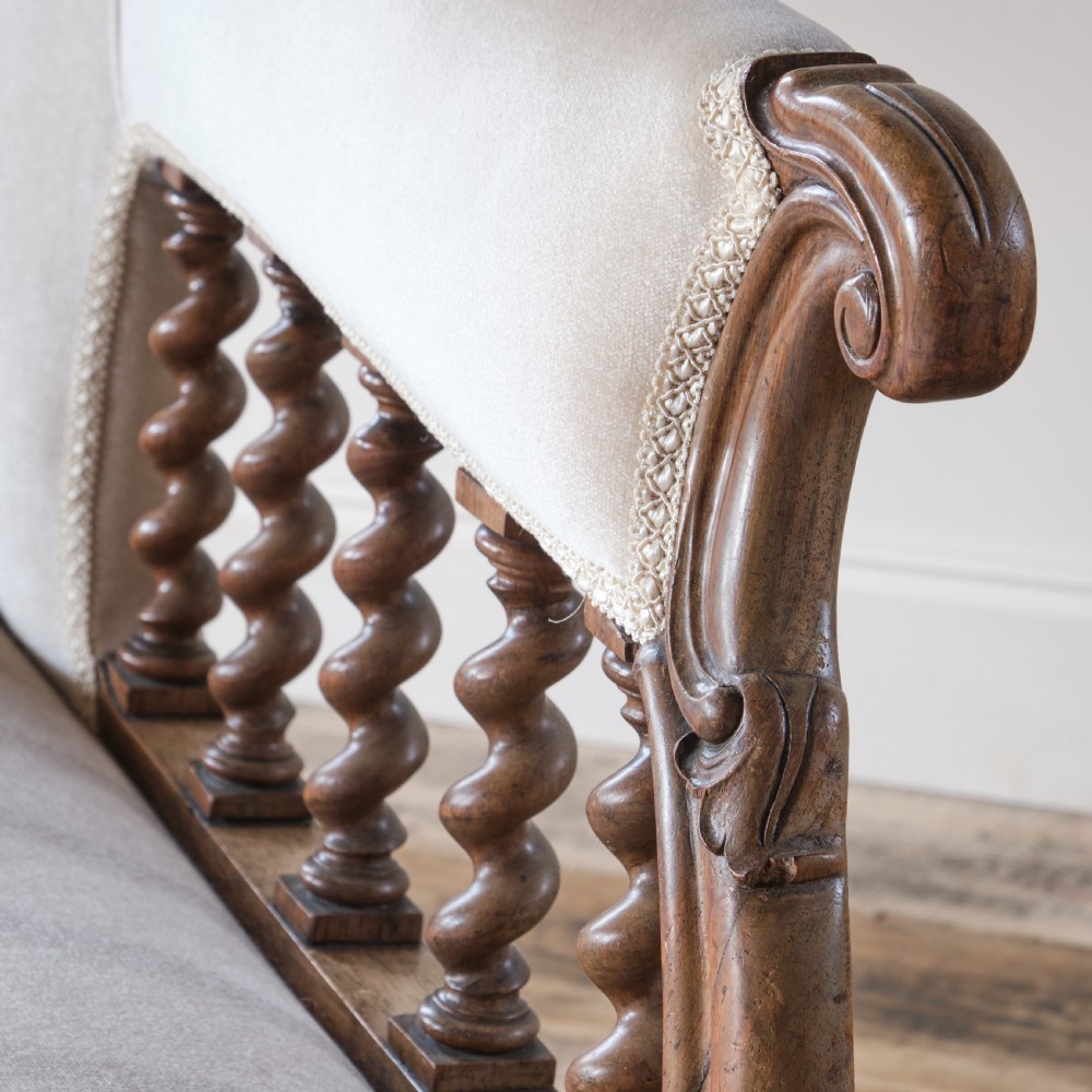 19th century Rosewood chaise lounge View VI