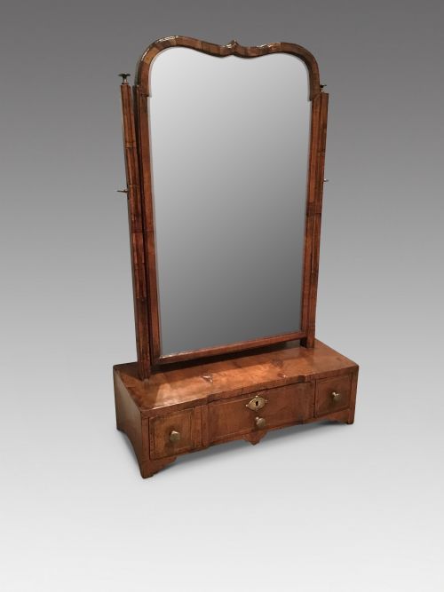 Georgian Walnut Mirror