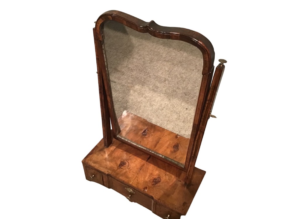 Georgian walnut mirror View II