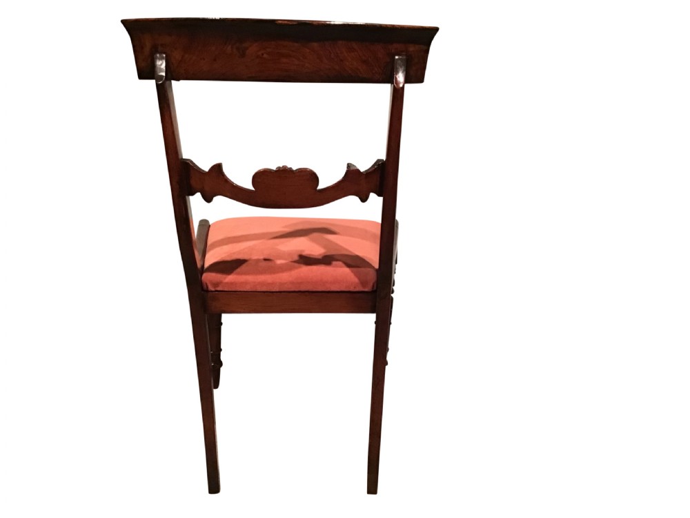 Set of six rosewood chairs View III