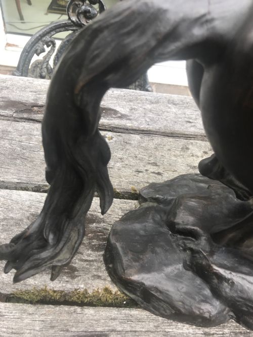 BRONZE SCULPTURE BY CHARLES CROZATIER - ADDITIONAL PHOTO 4