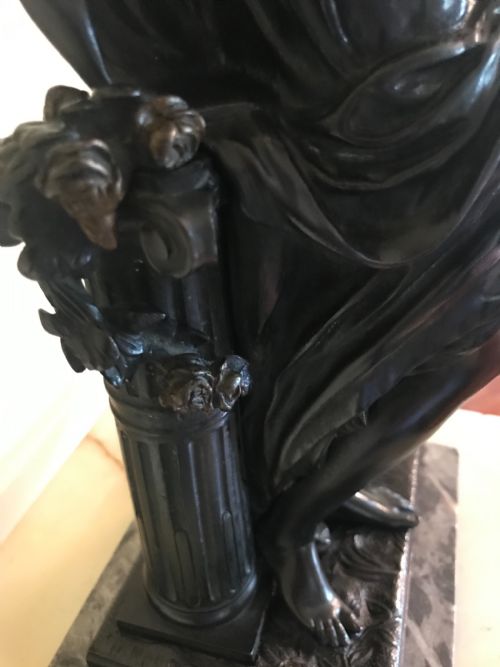 BRONZE STATUE BY HMOREAU - ADDITIONAL PHOTO 4