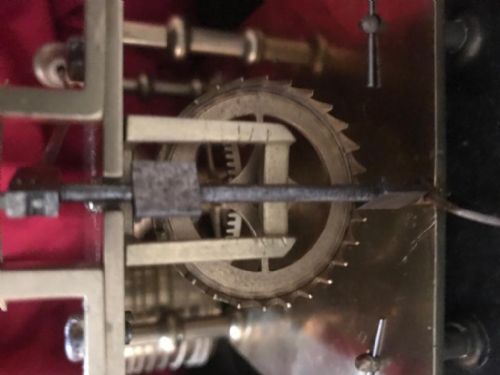 A CASED VERGE WALL CLOCK BY PETER DEBAUFRE - ADDITIONAL PHOTO 2