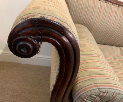 REGENCY SCROLLEND CHAISE LOUNGE - ADDITIONAL PHOTO 1