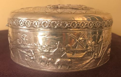DUTCH SILVER TRINKLET BOX - ADDITIONAL PHOTO 5