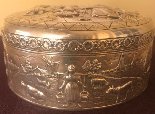 DUTCH SILVER TRINKLET BOX - ADDITIONAL PHOTO 6
