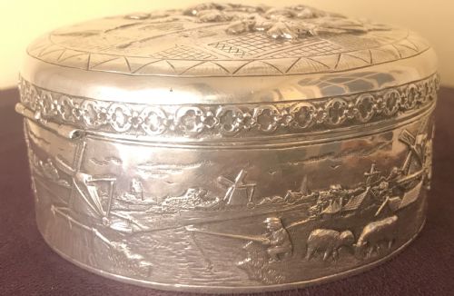 DUTCH SILVER TRINKLET BOX - ADDITIONAL PHOTO 7
