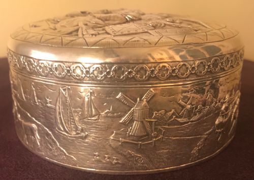DUTCH SILVER TRINKLET BOX - ADDITIONAL PHOTO 8