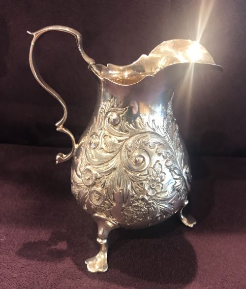SILVER CREAM JUG - ADDITIONAL PHOTO 1