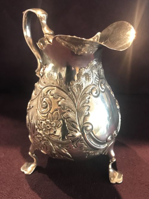 SILVER CREAM JUG - ADDITIONAL PHOTO 2