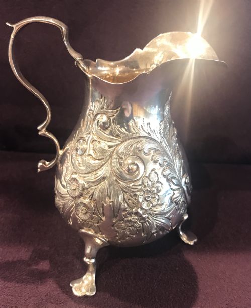 SILVER CREAM JUG - ADDITIONAL PHOTO 3
