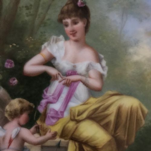 ROYAL VIENNA PORCELAIN PLATE - ADDITIONAL PHOTO 1
