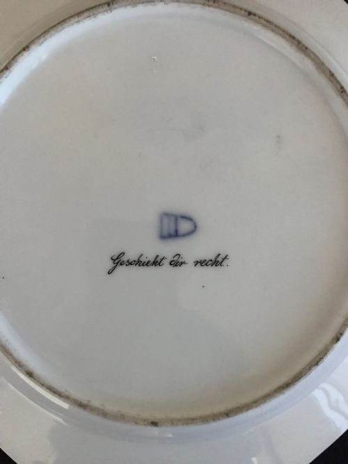 ROYAL VIENNA PORCELAIN PLATE - ADDITIONAL PHOTO 4