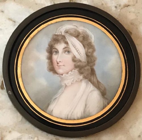 minature portrait - CATEGORY: ANTIQUE ART - DATED 18TH CENTURY