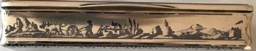 FRENCH NIELLO SILVER SNUFFBOX - ADDITIONAL PHOTO 1