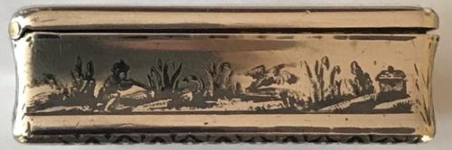 FRENCH NIELLO SILVER SNUFFBOX - ADDITIONAL PHOTO 2