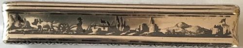 FRENCH NIELLO SILVER SNUFFBOX - ADDITIONAL PHOTO 4