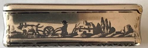 FRENCH NIELLO SILVER SNUFFBOX - ADDITIONAL PHOTO 5