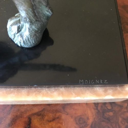 COLD PAINTED BRONZE BY JULES MOIGNIEZ - ADDITIONAL PHOTO 2