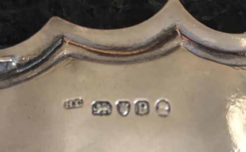 GEORGE 111 SILVER TEAPOT STAND - ADDITIONAL PHOTO 1