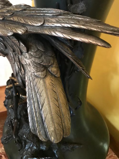 JAPANESE MIXED METAL AND BRONZE VASE 18681912 - ADDITIONAL PHOTO 6
