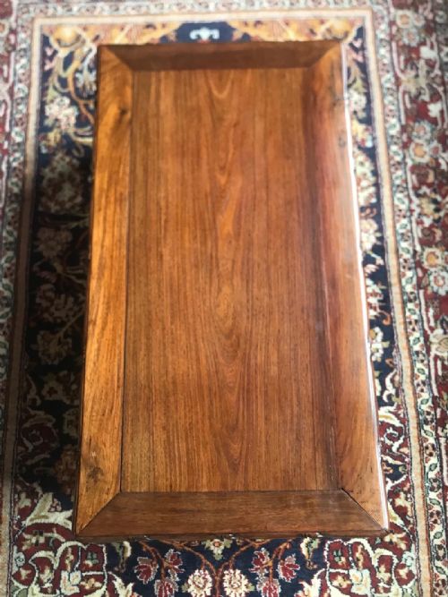 CHINESE HARDWOOD COFFEE TABLE - ADDITIONAL PHOTO 5