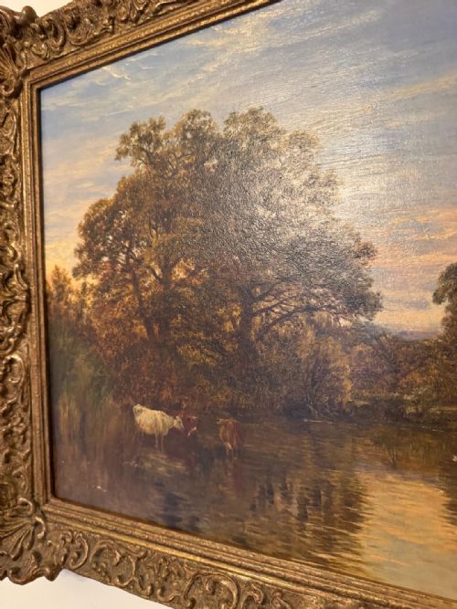 OIL PAINTING BY GEORGE VICAT COLE RA 18831893 BRITISH - ADDITIONAL PHOTO 1