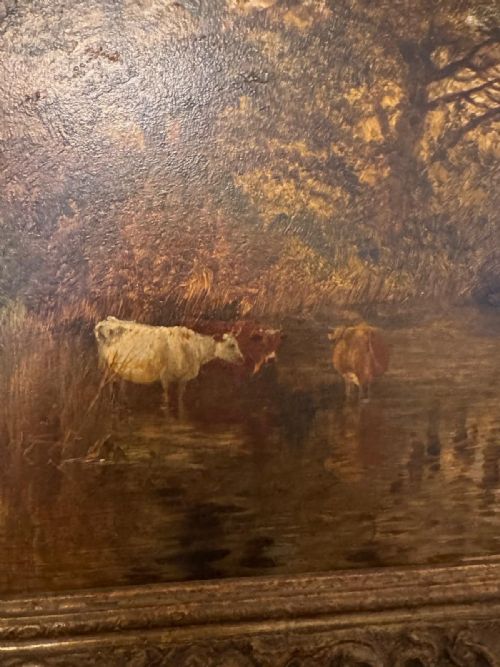 OIL PAINTING BY GEORGE VICAT COLE RA 18831893 BRITISH - ADDITIONAL PHOTO 5