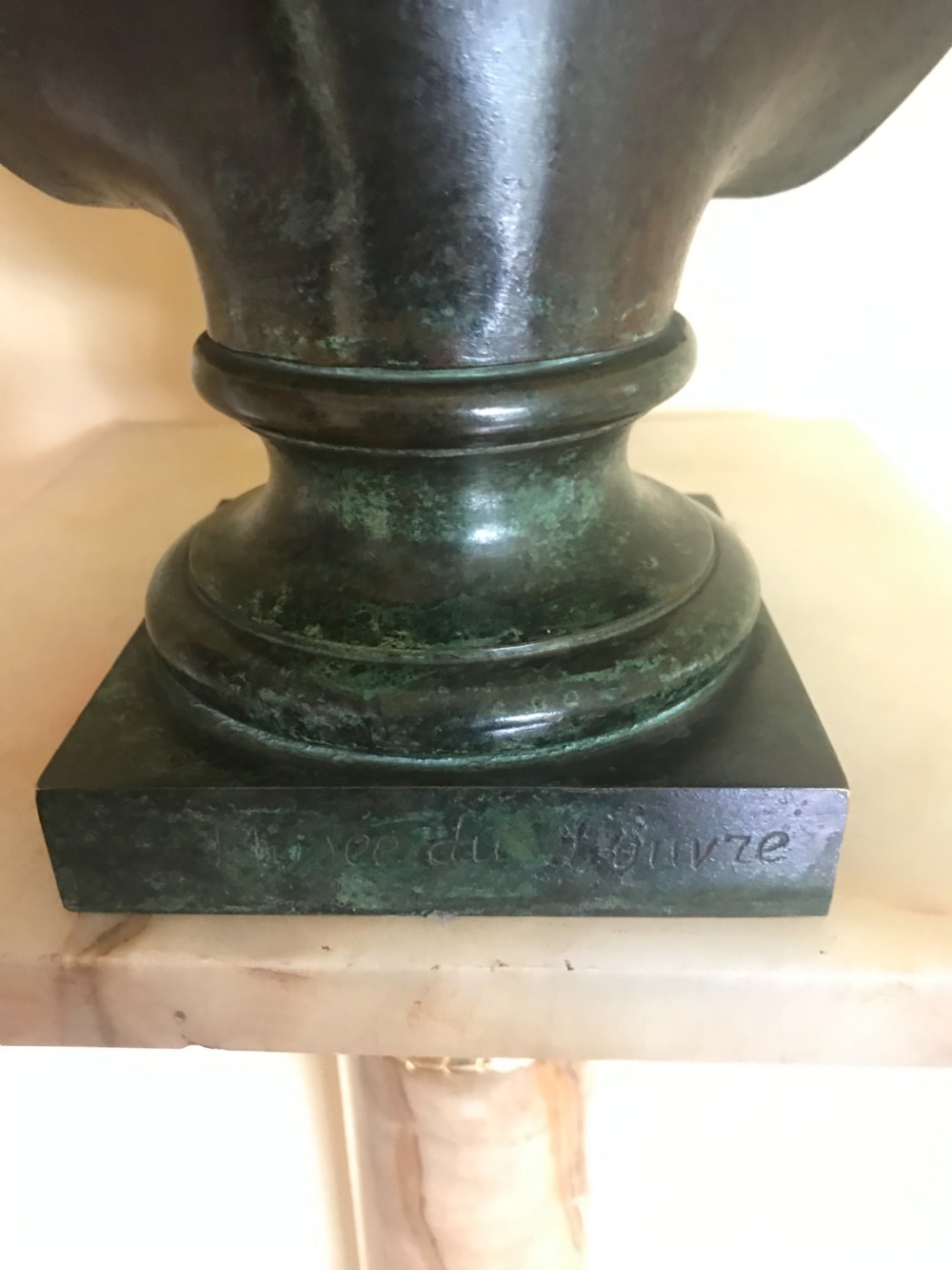 Bronze bust of Apollo View II