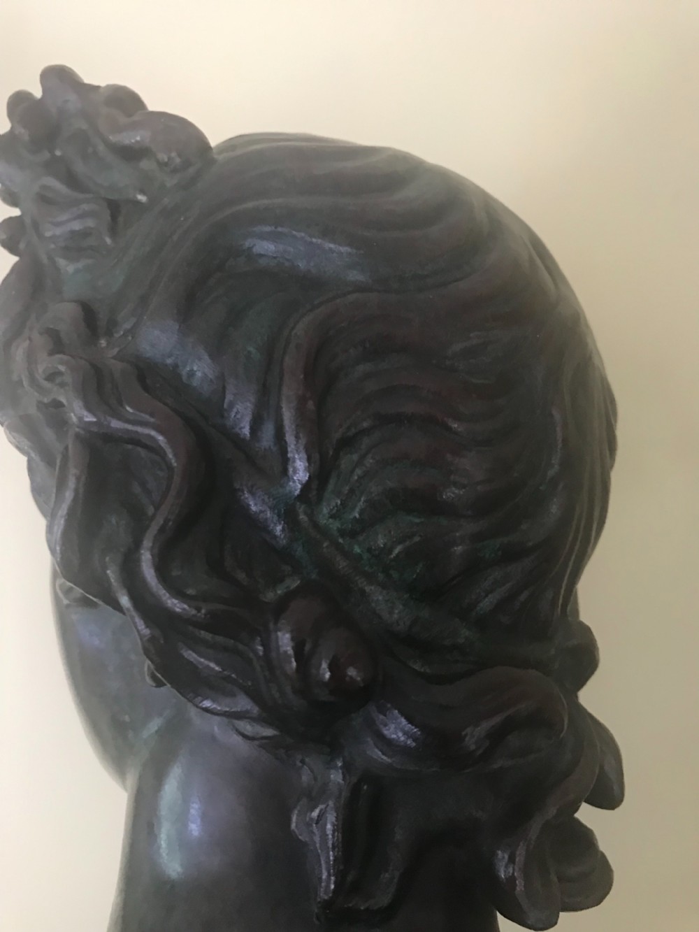 Bronze bust of Apollo View IV