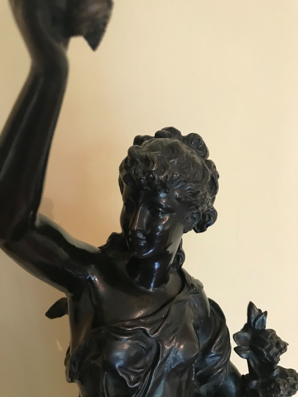 Bronze statue by H.Moreau View IV