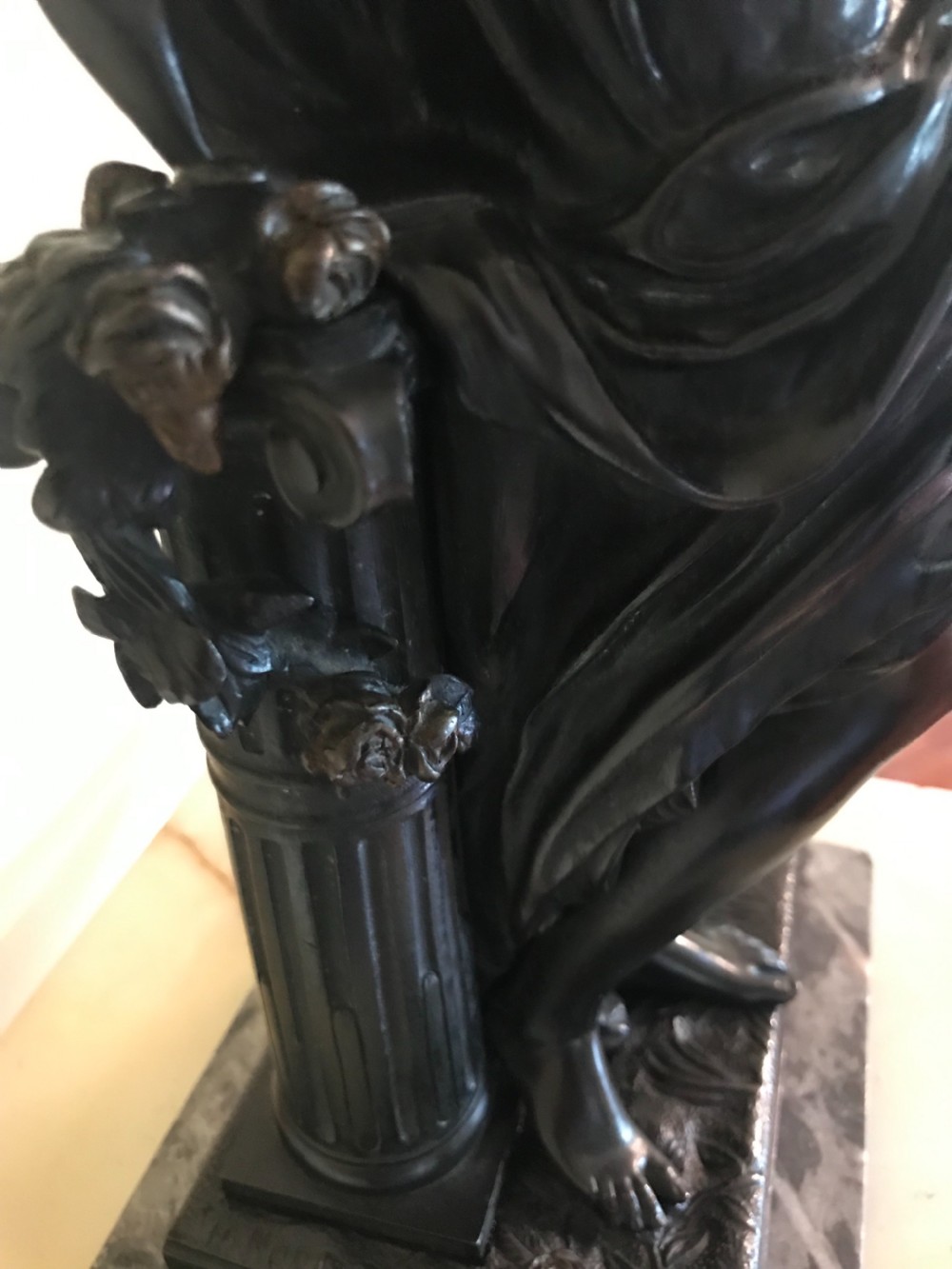 Bronze statue by H.Moreau View V