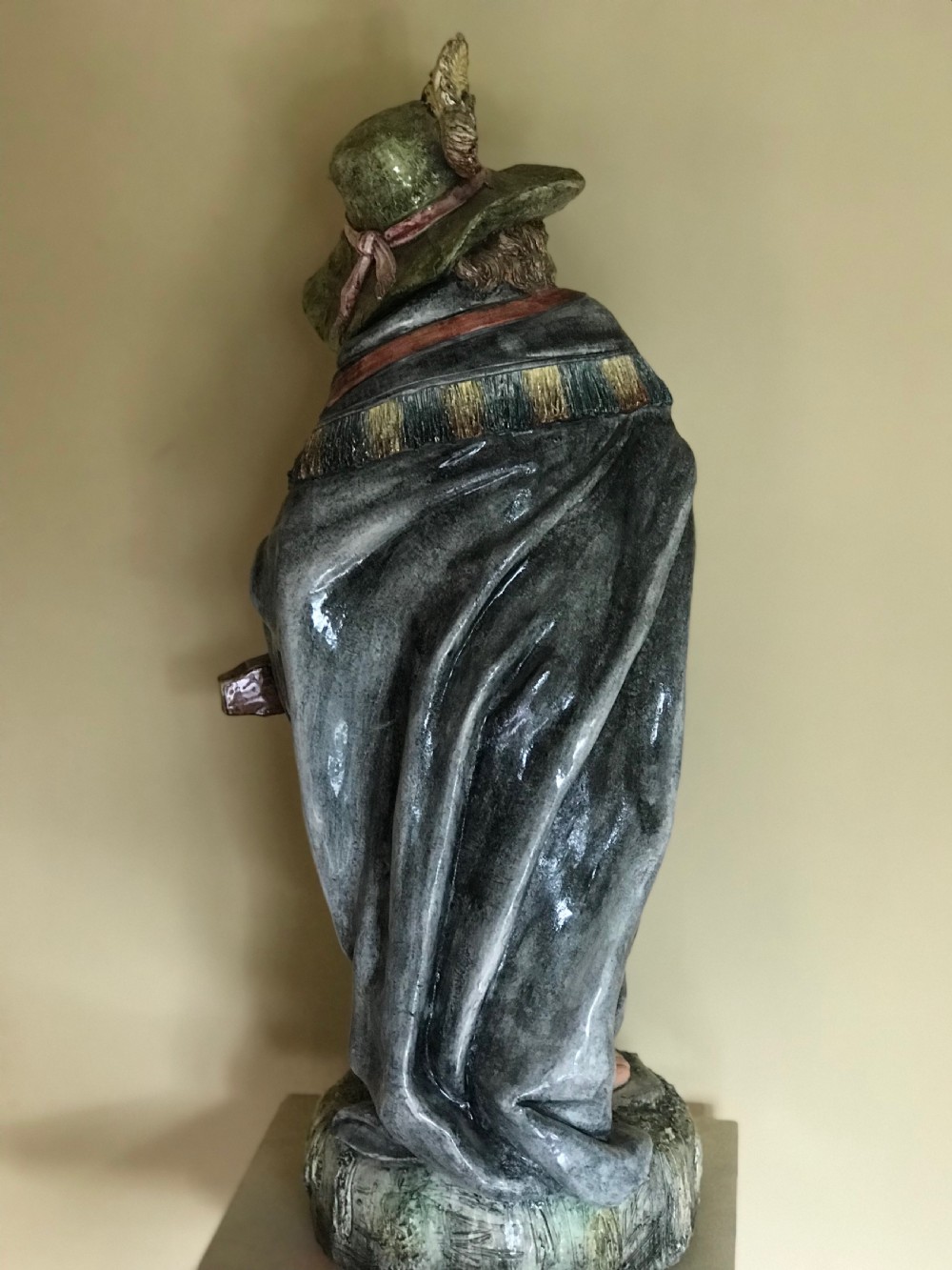 Majolica figure of a girl  View IV
