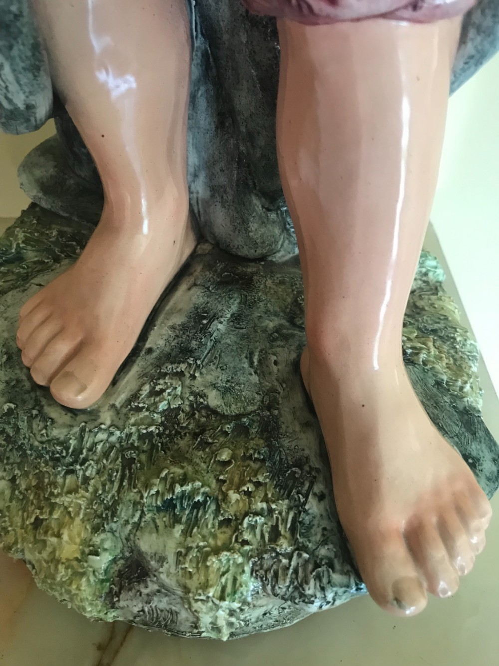 Majolica figure of a girl  View VI