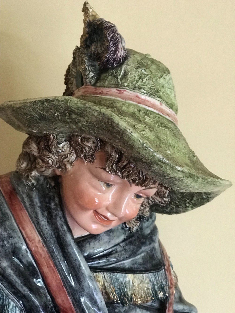 Majolica figure of a girl  View VII