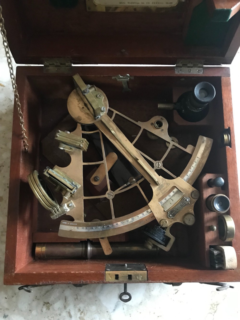 Heath & Co. Vintage marine Sextant 