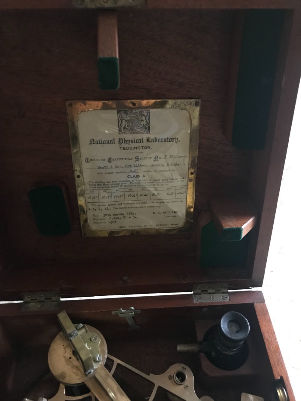Heath & Co. Vintage marine Sextant  View VI