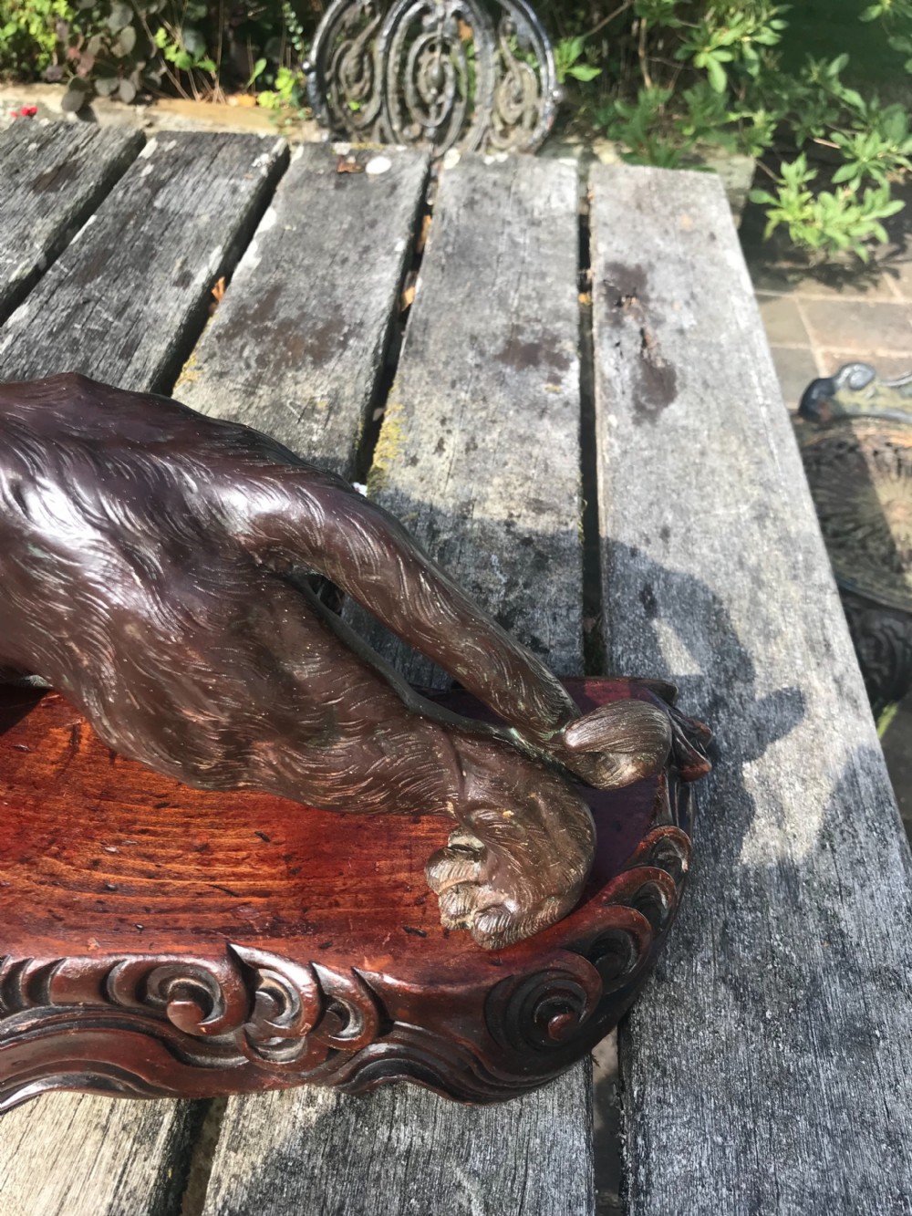 Bronze sculpture of a Tiger  View III
