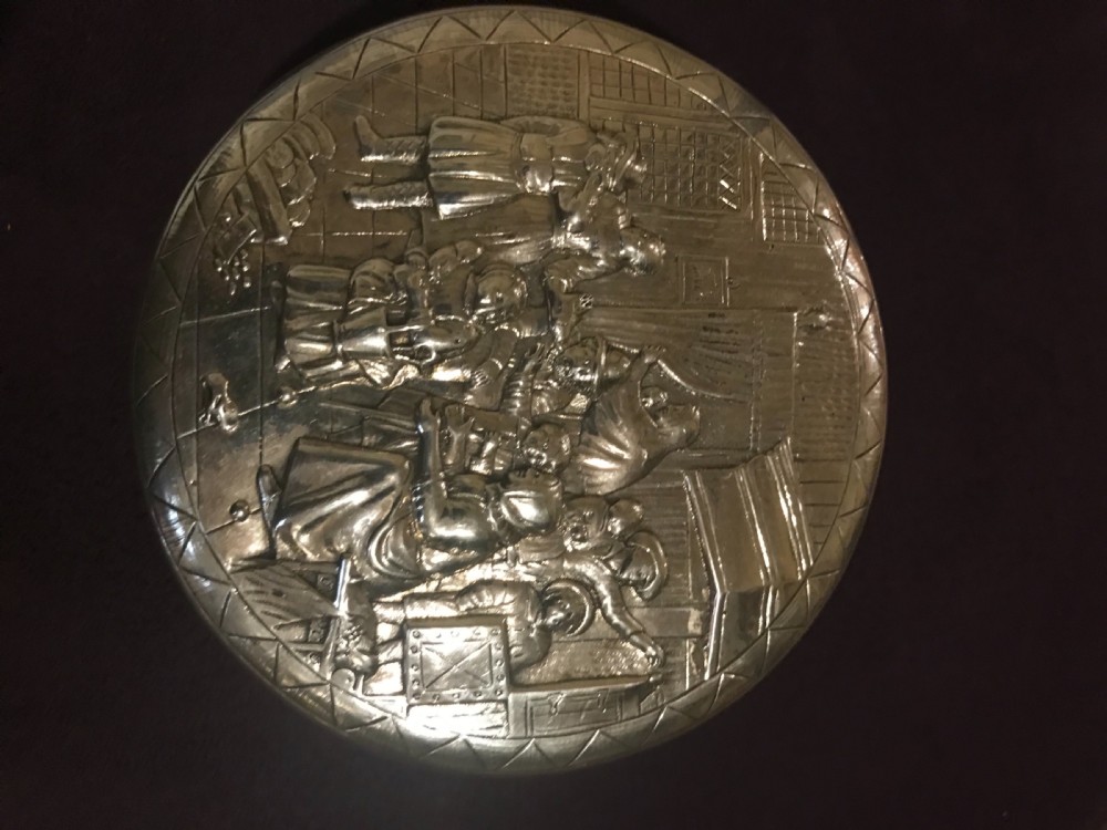 Dutch silver Trinklet box