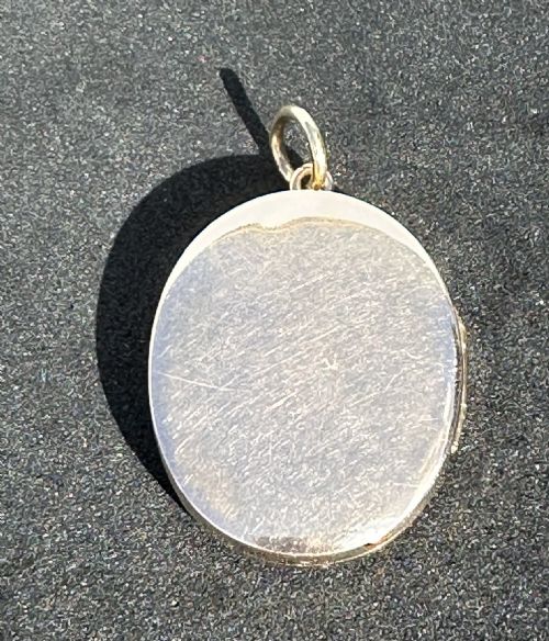 ANTIQUE LOCKET IN 18 CARAT GOLD AND ENAMEL - ADDITIONAL PHOTO 5