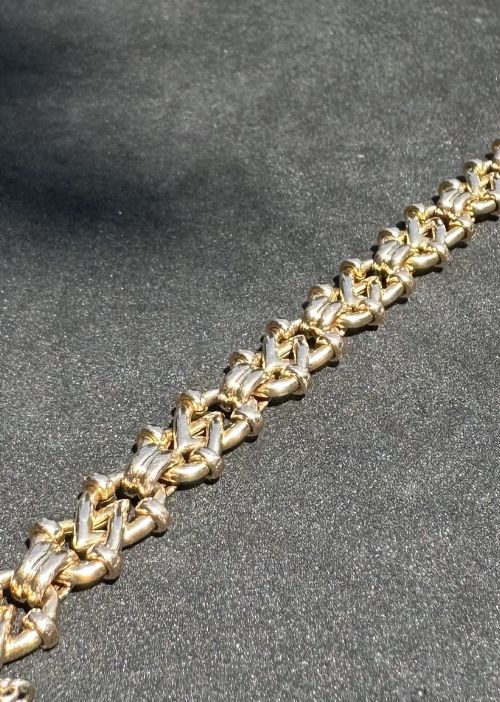 ANTIQUE EDWARDIAN BRACELET IN 15 CARAT GOLD