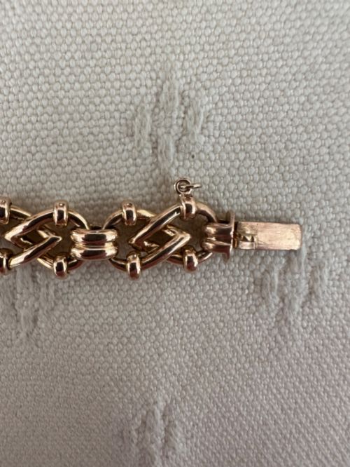 ANTIQUE EDWARDIAN BRACELET IN 15 CARAT GOLD - ADDITIONAL PHOTO 4