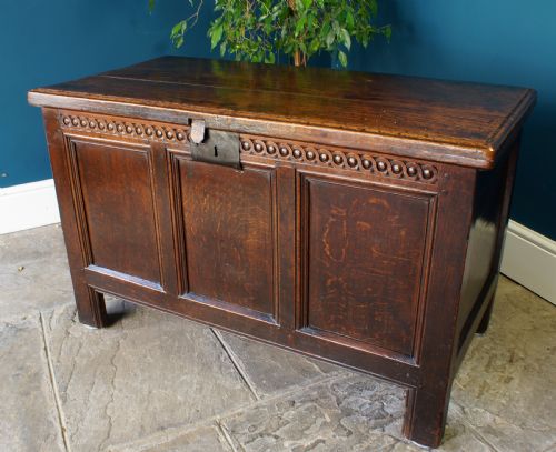 17th Century Oak Coffer.