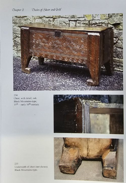 fig 1. A Rare and Early 16th Century Welsh Oak Coffer.