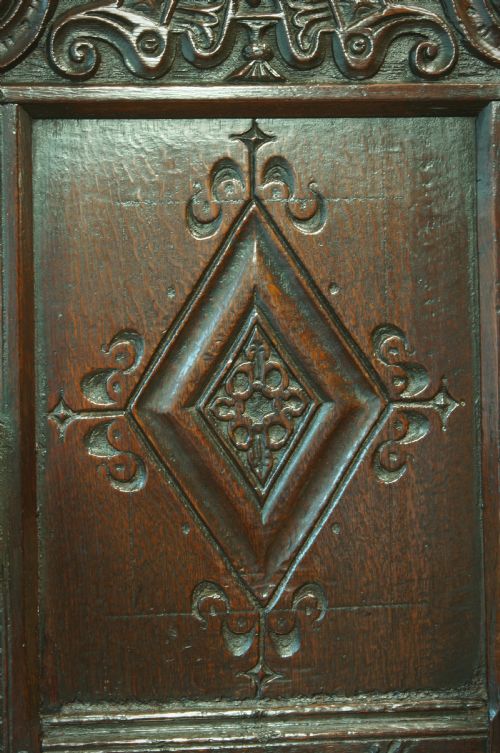 fig 1. 17th Century Oak Yorkshire Armchair.