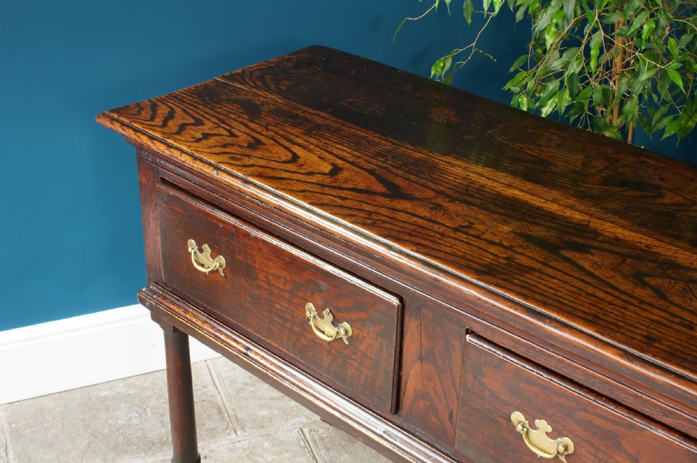 A good early 18th Century  Oak Dresser Base. View IV