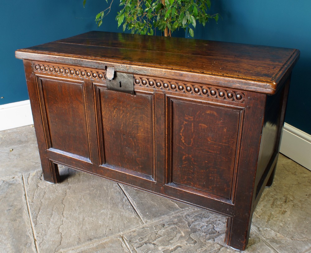 17th Century Oak Coffer.