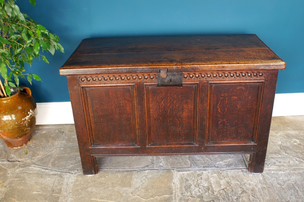 17th Century Oak Coffer. View II