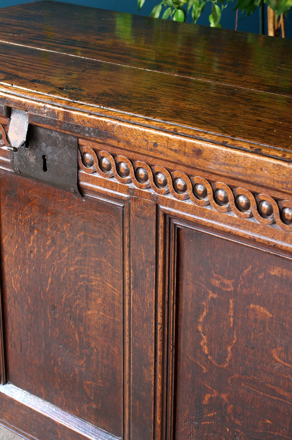 17th Century Oak Coffer. View III