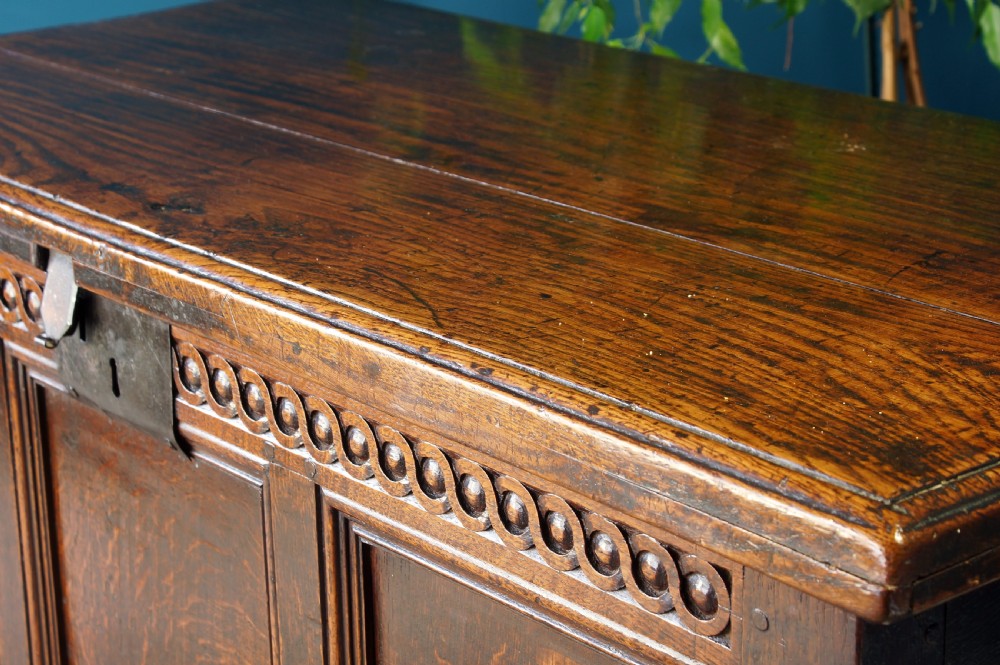 17th Century Oak Coffer. View IV